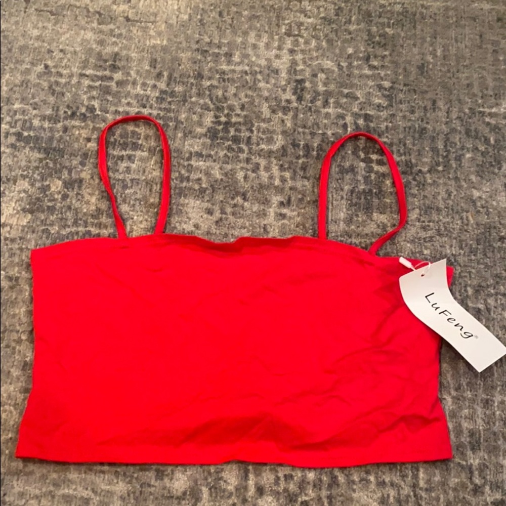 Red Cropped Top